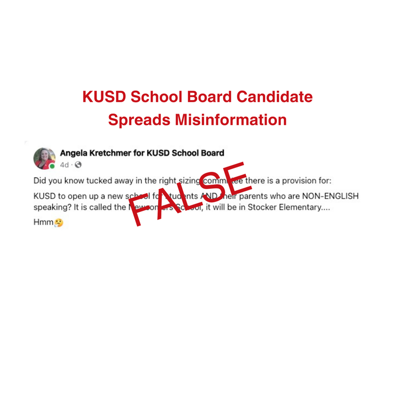 KUSD candidate Angela Kretchmer spreads misinformation.jpg