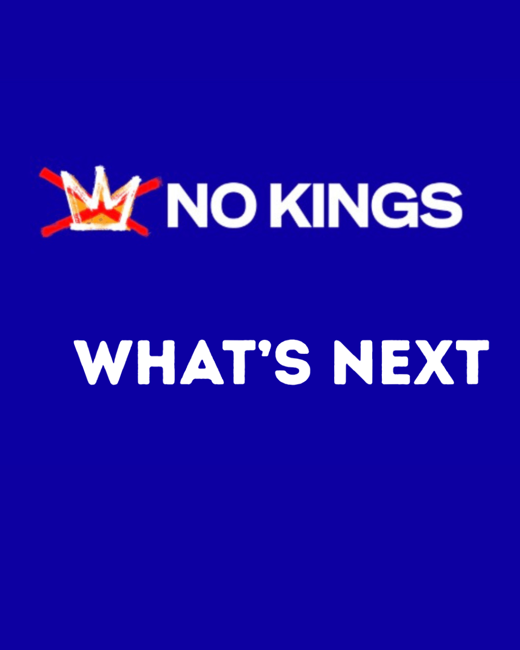No Kings: What's Next
